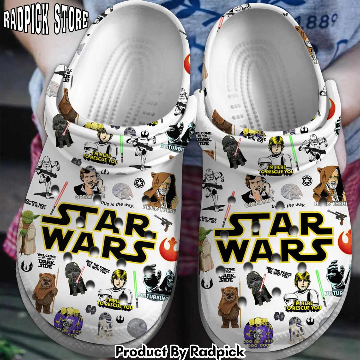 Radpick star wars movie clogs shoes comfortable for men women 7st rp6521225